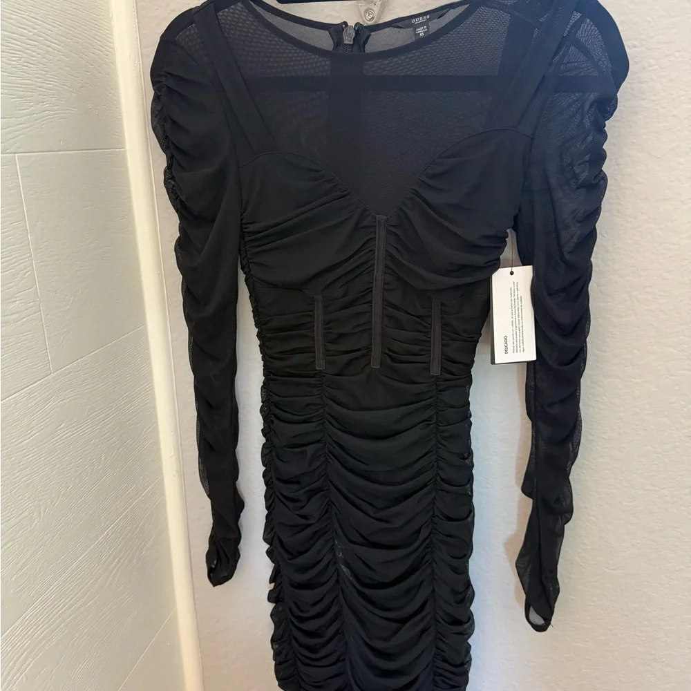 Guess Party Ruched Dress - Picture 9 of 9